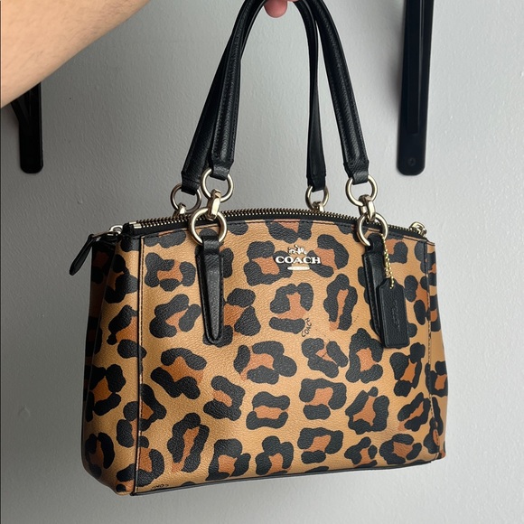 Coach Leopard Print Satchel - Picture 1 of 17